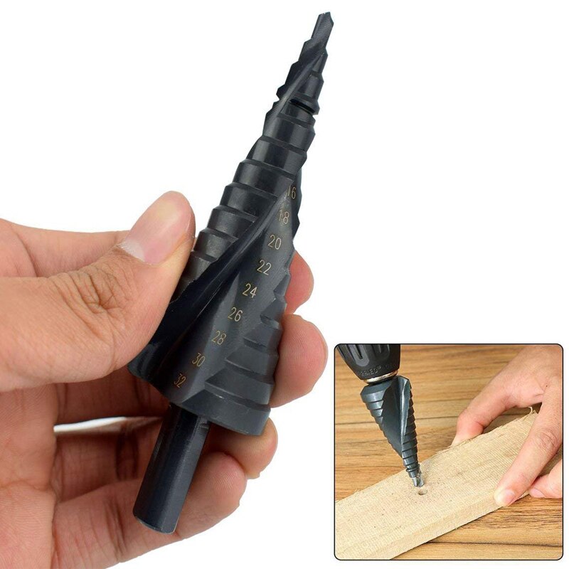 HSS Step Drill Bits Cone Tool Set 3‑Piece by HitMyNeed