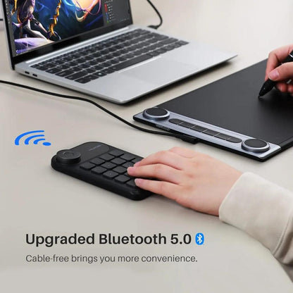 Huion Keydial Mini Wireless Keyboard with Dial by HitMyNeed