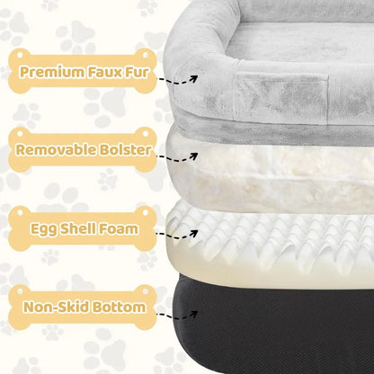 Human Dog Bed for Adults with Washable Waterproof Cover by HitMyNeed