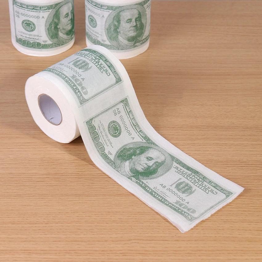 Hundred Dollar Bill Funny Novelty Toilet Paper Roll by HitMyNeed