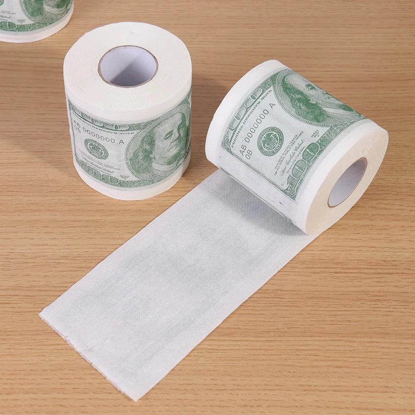 Hundred Dollar Bill Funny Novelty Toilet Paper Roll by HitMyNeed