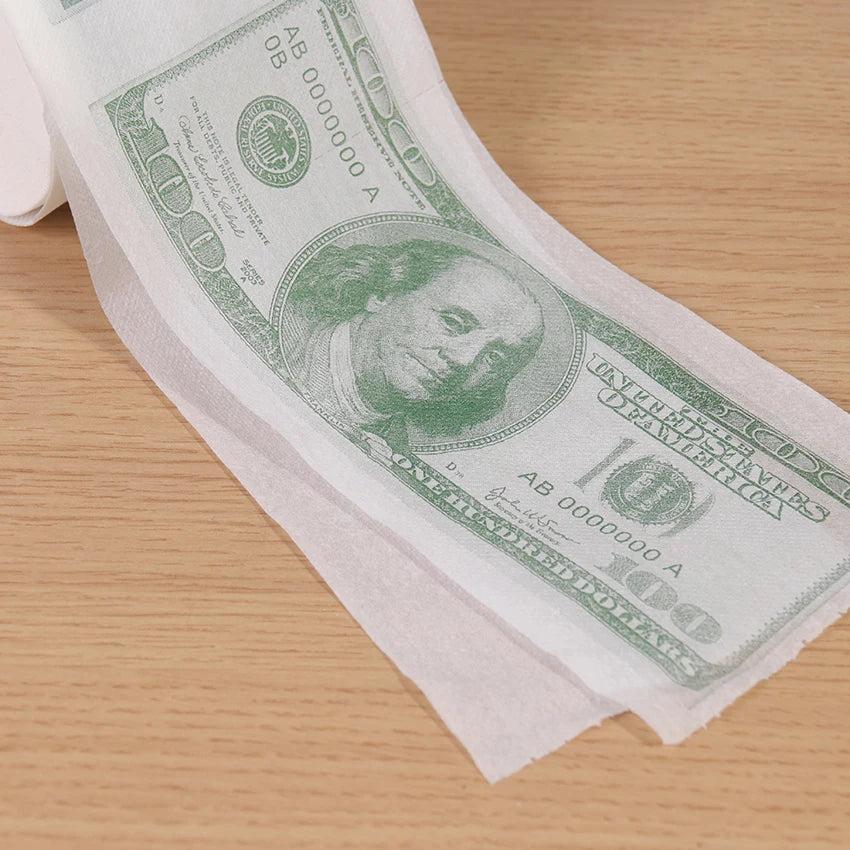 Hundred Dollar Bill Funny Novelty Toilet Paper Roll by HitMyNeed
