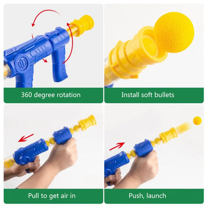 Hungry Shooting Duck Toy Set with Soft Ball Guns by HitMyNeed