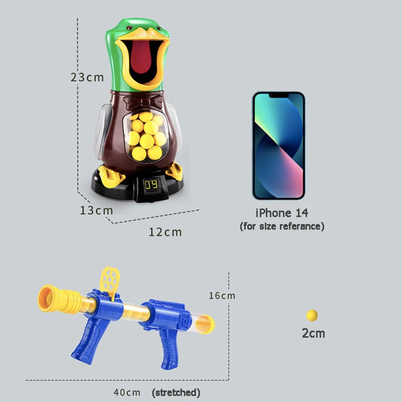 Hungry Shooting Duck Walking Target Gun Set by HitMyNeed