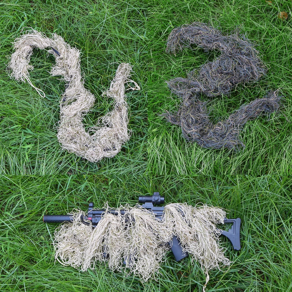 Hunting Ghillie Rifle Rope Wrap Camouflage Cover by HitMyNeed