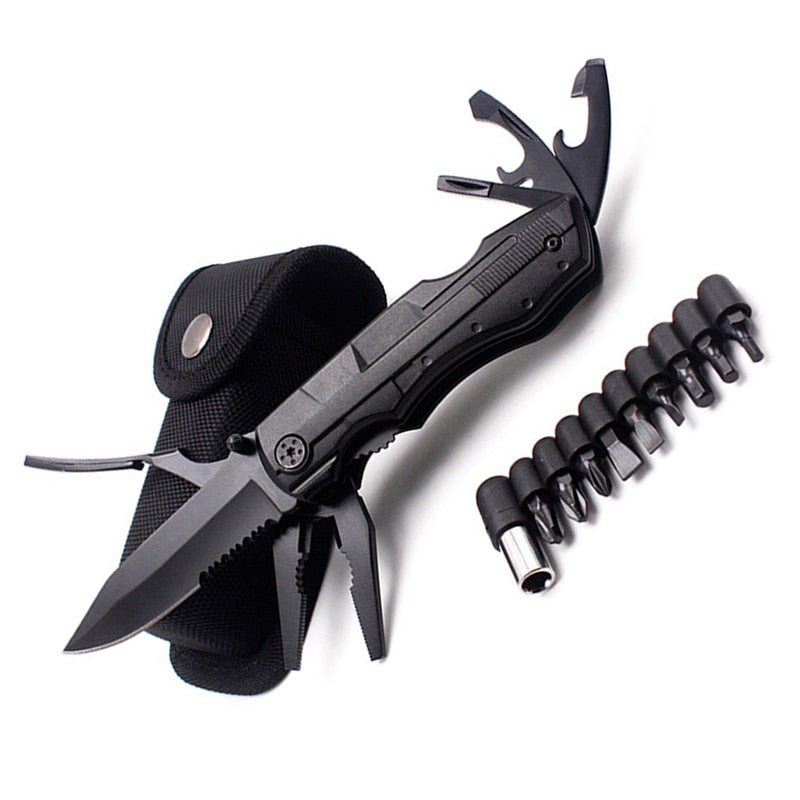 Hunting Knife Multitool with Screwdriver Set by HitMyNeed