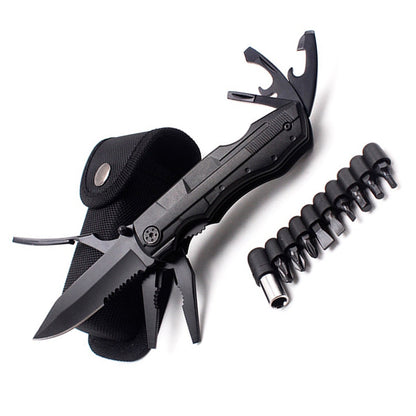 Hunting Knife Multitool with Screwdriver Set by HitMyNeed