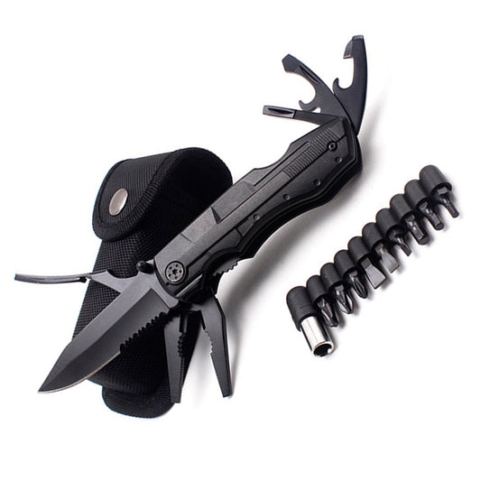 Hunting Knife Multitool with Screwdriver Set by HitMyNeed