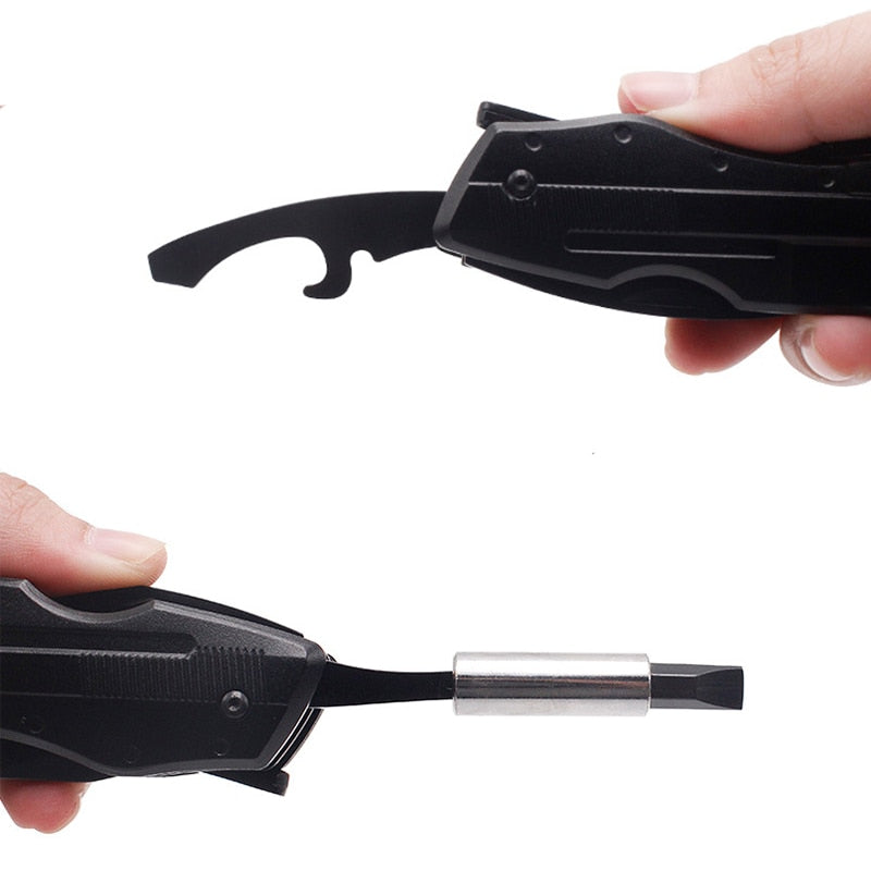 Hunting Knife Multitool with Screwdriver Set by HitMyNeed