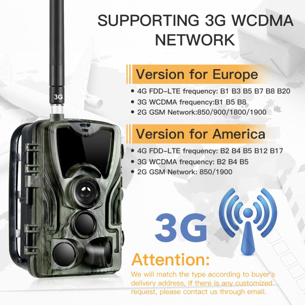 Hunting Trail Camera 16MP 1080P with 3G Connectivity by HitMyNeed