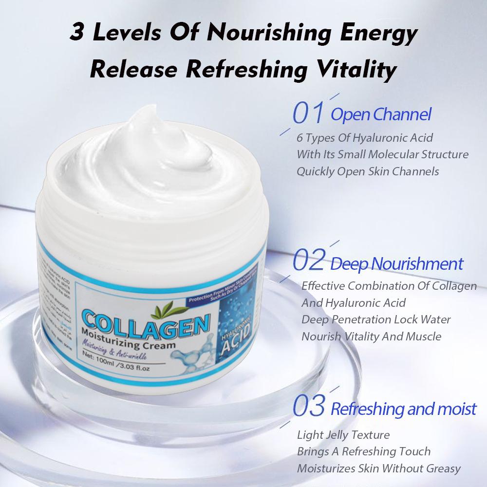 Hyaluronic Acid & Collagen Anti-Aging Night Face Cream by HitMyNeed