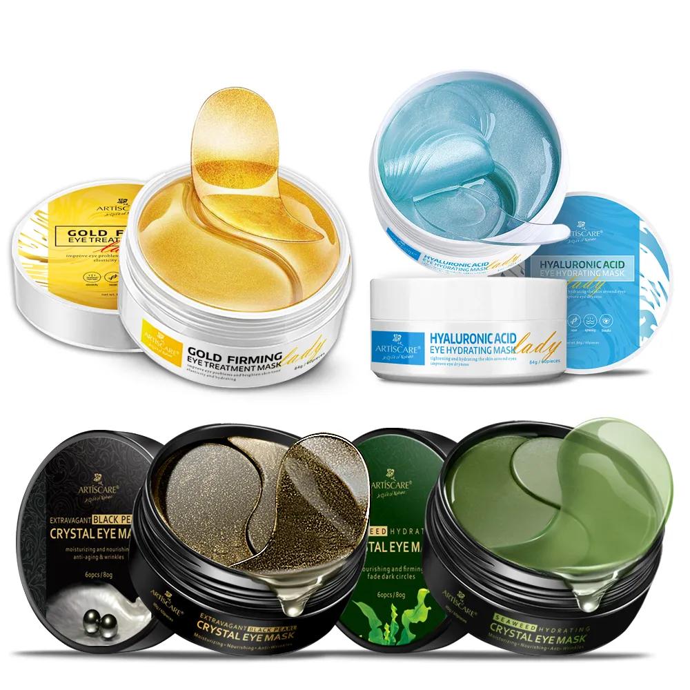 Hyaluronic Acid Gold & Seaweed Collagen Eye Masks by HitMyNeed