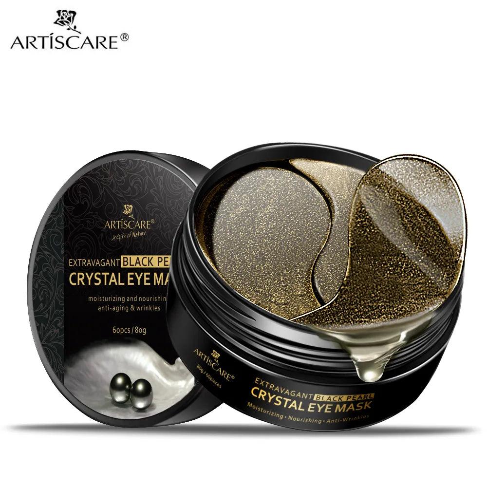 Hyaluronic Acid Gold & Seaweed Collagen Eye Masks black-pearl by HitMyNeed