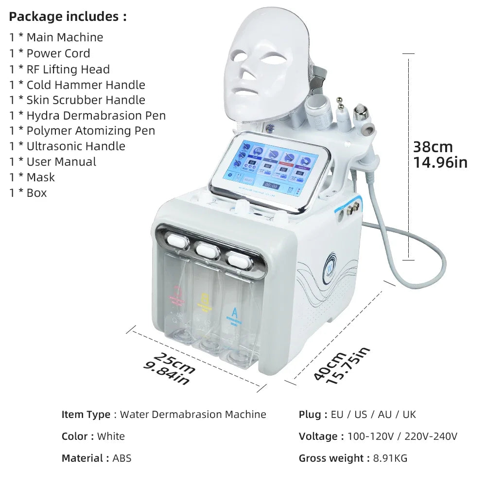 Hydra Aqua Professional Facial Machine for Deep Skin Cleaning by HitMyNeed