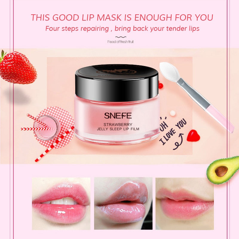 Hydrating Lip Exfoliator Mask with Applicator by HitMyNeed