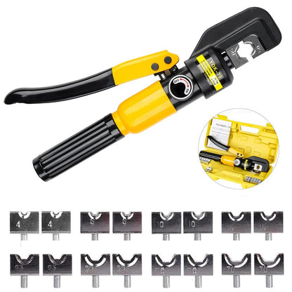 Hydraulic Crimping Pliers 4-120mm² with Dies Set by HitMyNeed