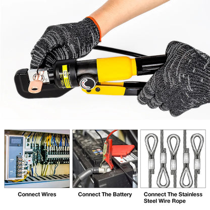 Hydraulic Crimping Pliers 4-120mm² with Dies Set by HitMyNeed