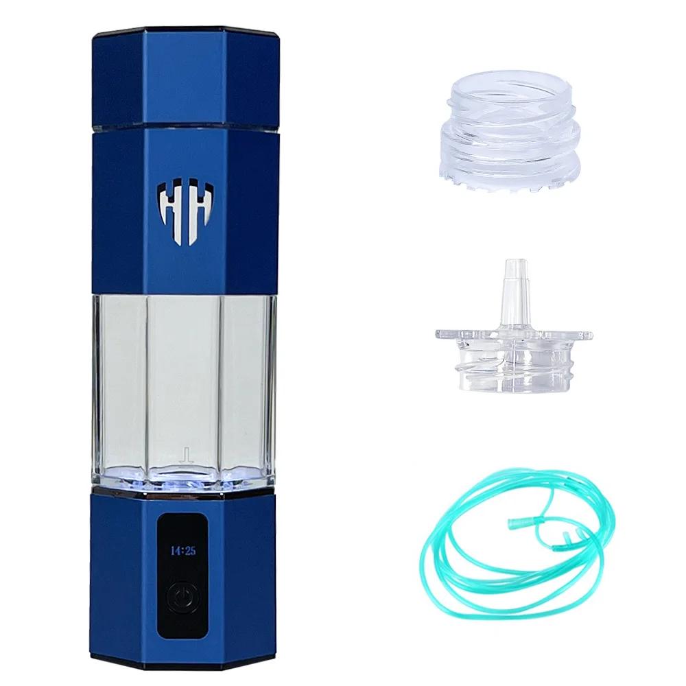 Hydrogen Water Generator Bottle 6000ppb H2 & Inhalation by HitMyNeed