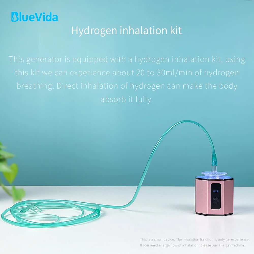 Hydrogen Water Generator Bottle 6000ppb H2 & Inhalation by HitMyNeed