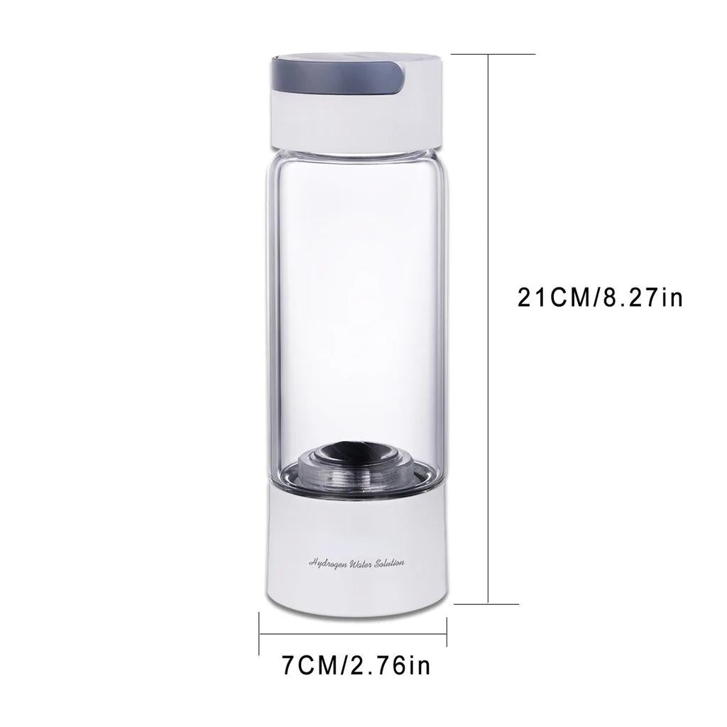 Hydrogen Water Generator Bottle with SPE/PEM 380ml by HitMyNeed
