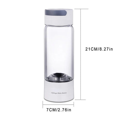 Hydrogen Water Generator Bottle with SPE/PEM 380ml by HitMyNeed
