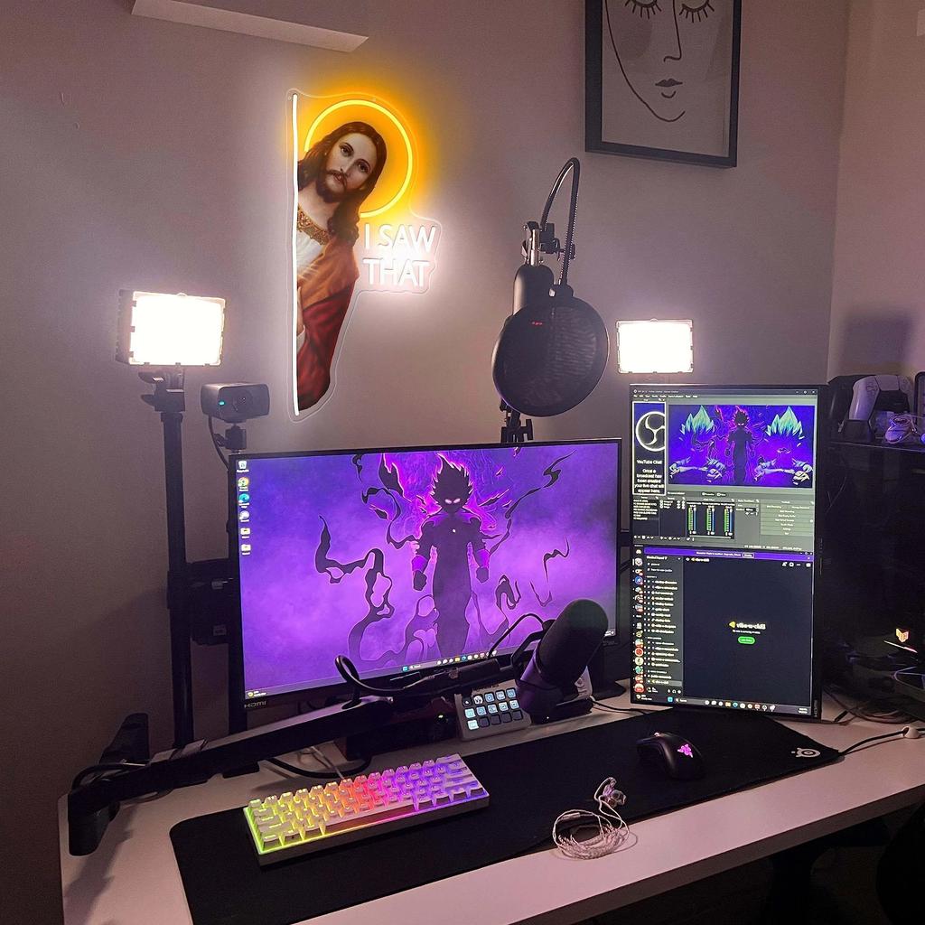 I Saw That God Neon Sign with Dimmable LED Light by HitMyNeed