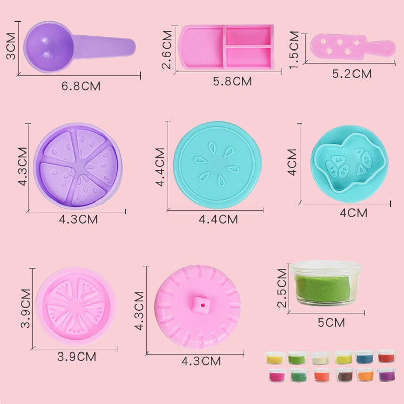 Ice Cream Play Dough Set for Kids by HitMyNeed