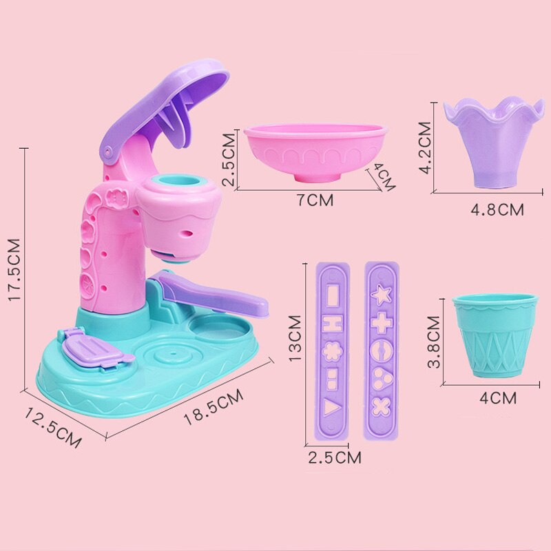 Ice Cream Play Dough Set for Kids by HitMyNeed