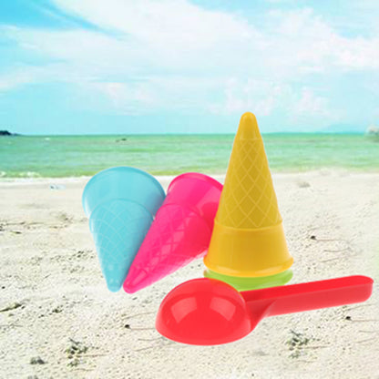 Ice Cream Sand Toy Set - 5 Piece Beach Play Kit by HitMyNeed