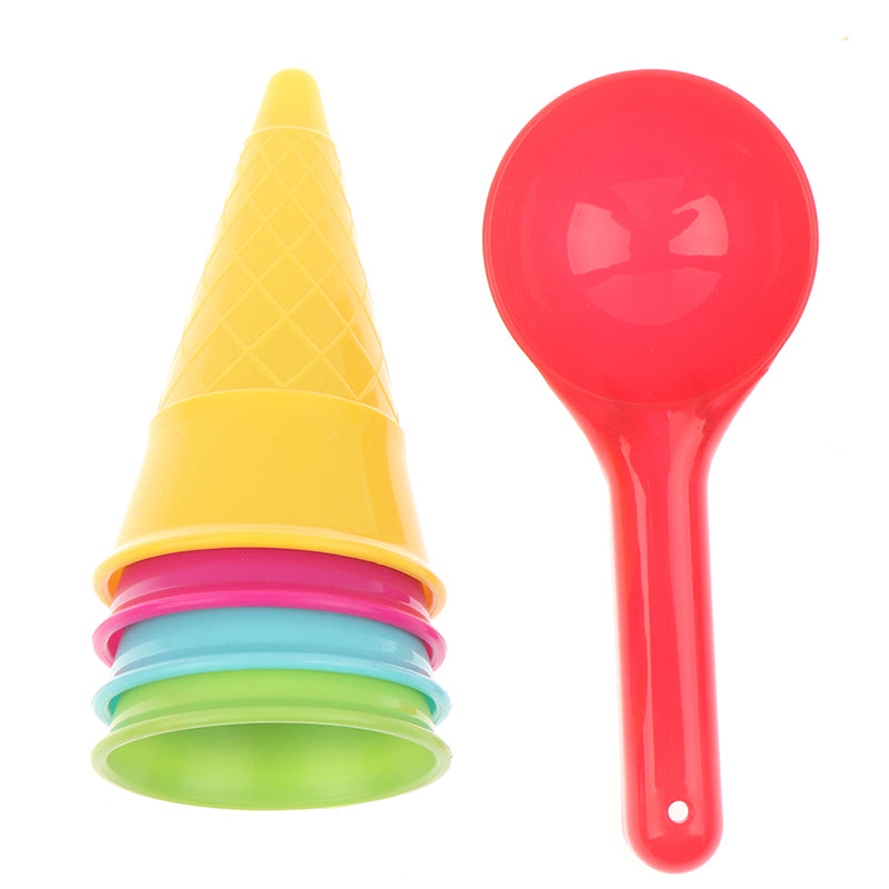 Ice Cream Sand Toy Set - 5 Piece Beach Play Kit by HitMyNeed