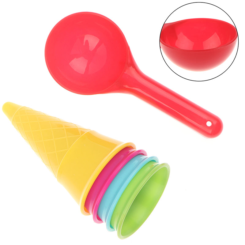 Ice Cream Sand Toy Set - 5 Piece Beach Play Kit by HitMyNeed