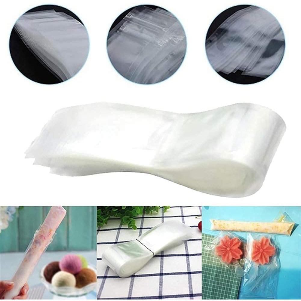 Ice Popsicle Bags with Funnel, 100-Pack by HitMyNeed