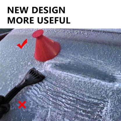 Ice Scraper Outdoor Mini Cone with Funnel Base by HitMyNeed