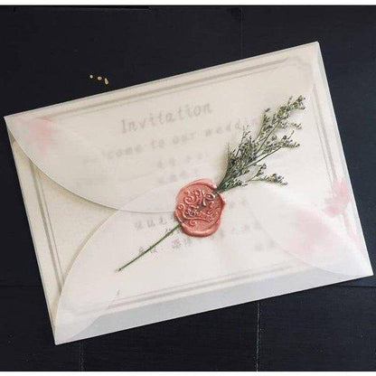 Crystal Clear Invitation Envelopes