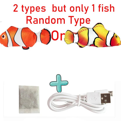 WiggleWhiskers USB Floppy Fish Toy