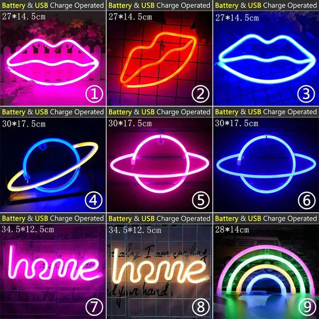 Luminous Charm Neon Decor Lights