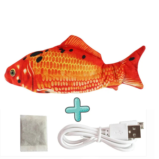 WiggleWhiskers USB Floppy Fish Toy