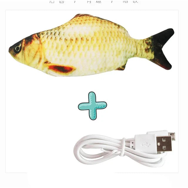 WiggleWhiskers USB Floppy Fish Toy