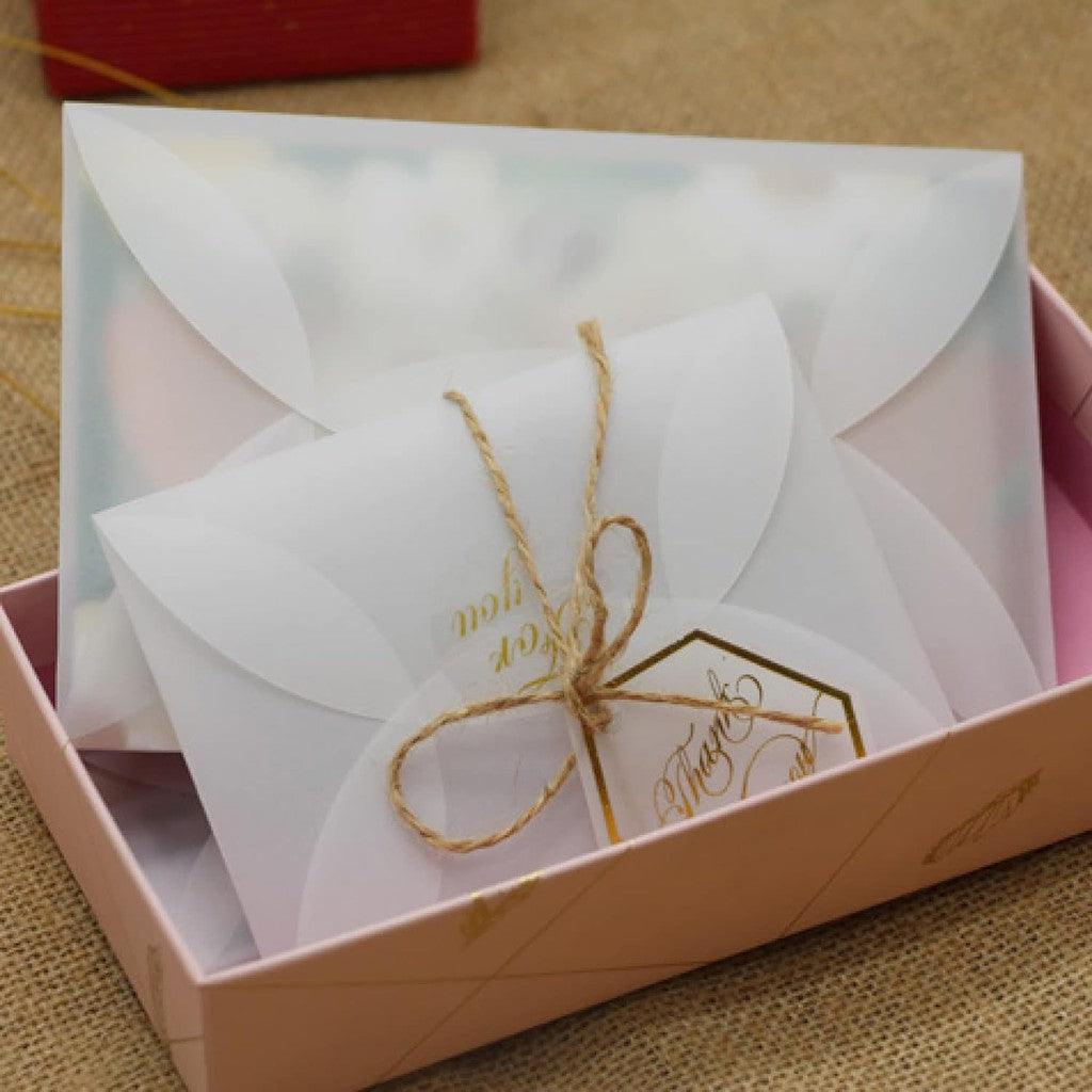 Crystal Clear Invitation Envelopes