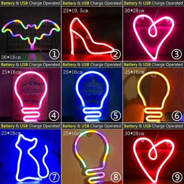 Luminous Charm Neon Decor Lights