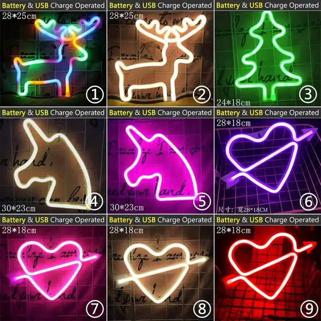 Luminous Charm Neon Decor Lights