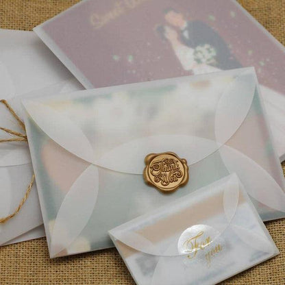 Crystal Clear Invitation Envelopes