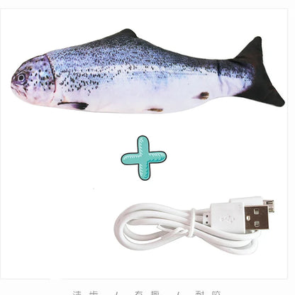 WiggleWhiskers USB Floppy Fish Toy