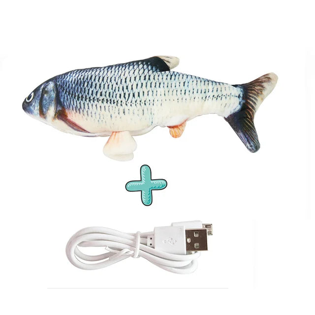 WiggleWhiskers USB Floppy Fish Toy