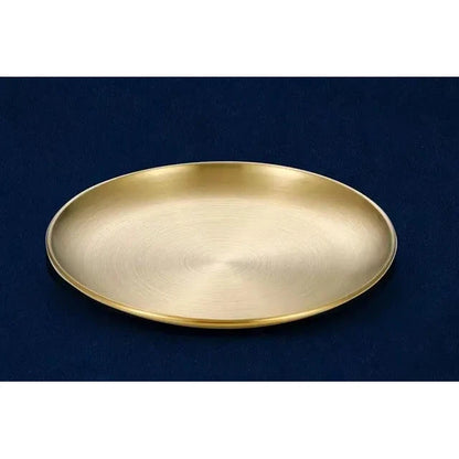 Stainless Sizzle Round BBQ Plate