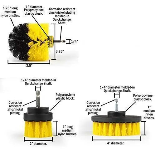 TurboClean Drill Brush Set