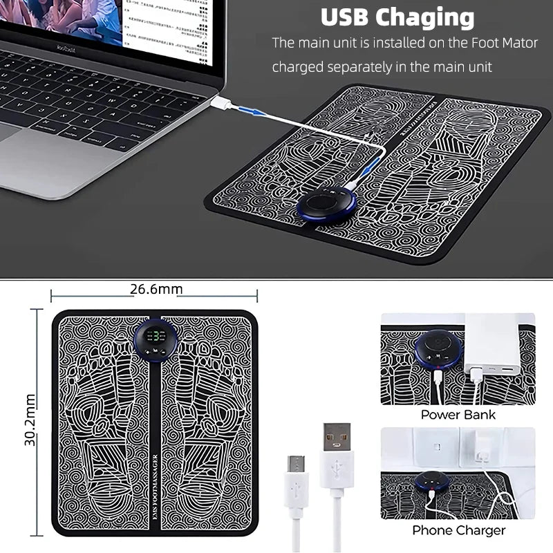 SootheStride Rechargeable Foot Mat