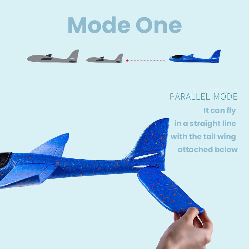 Impact Resistant Foam Airplane Toy with LED Lights by HitMyNeed