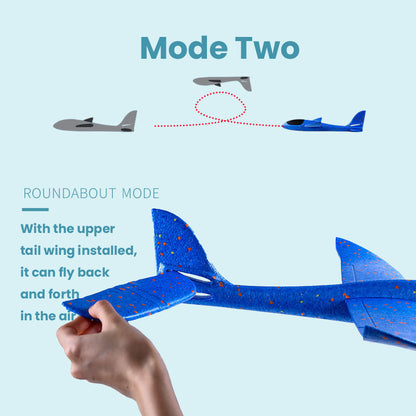 Impact Resistant Foam Airplane Toy with LED Lights by HitMyNeed