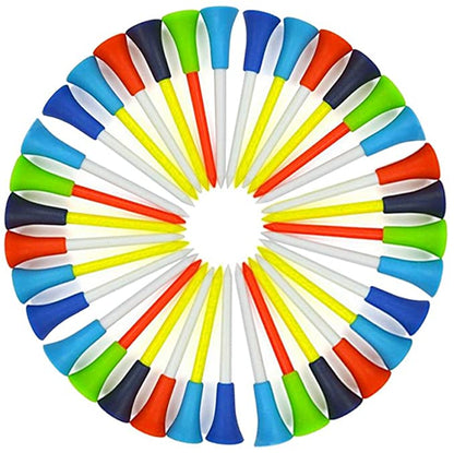 Impact-Resistant Golf Plastic Tees (100 Pack) by HitMyNeed